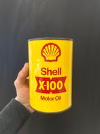 Olie blik olieblik oil can vintage shell x100 empty, Ophalen of Verzenden, Zo goed als nieuw, Overige
