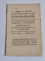 Ww1 1914 stoomvaart maatschappij nederland [zeevaart], Ophalen of Verzenden