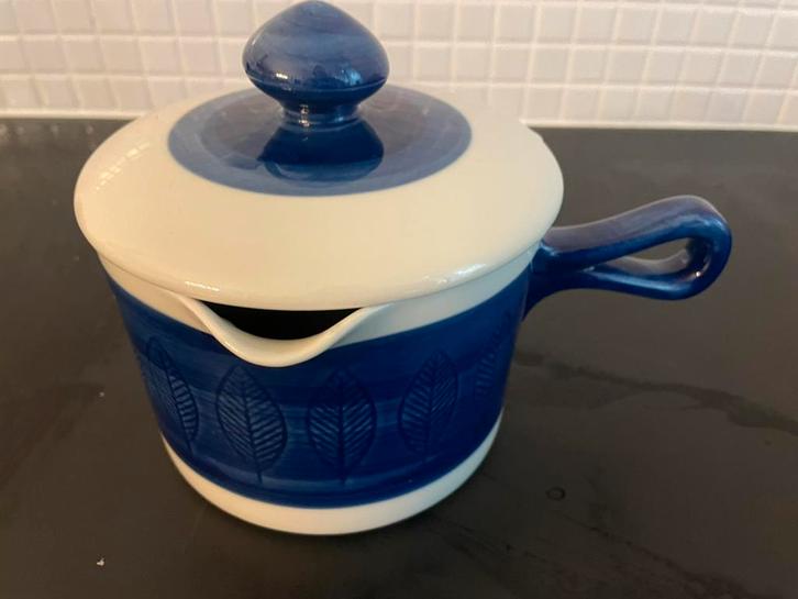 Rörstrand KOKA BLÅ, steelpan met deksel, Hertha Bengston, Antiek en Kunst, Antiek | Servies los, Ophalen of Verzenden