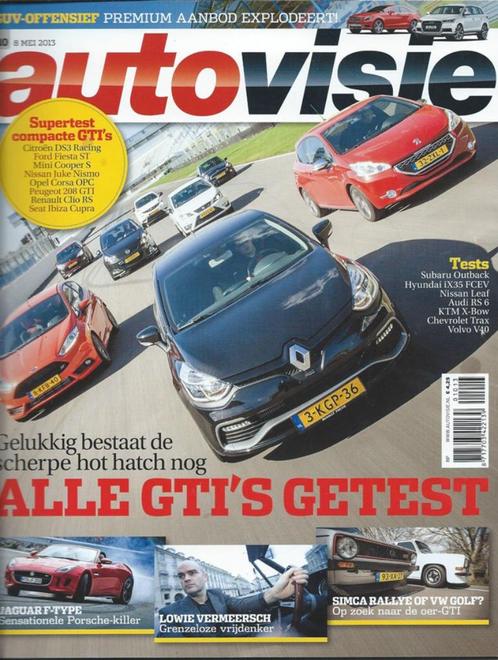 Autovisie 10 2013 : Simca 1000 Rallye - VW Golf GTI MK1, Boeken, Auto's | Folders en Tijdschriften, Gelezen, Algemeen, Ophalen of Verzenden