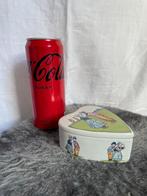 hartvormig handbeschilderd doosje Delfts Polychroom, Ophalen