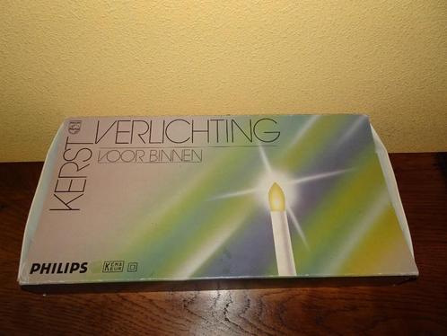 Philips vintage kerstboomverlichting met 15 kaarslampjes, Diversen, Kerst, Gebruikt, Ophalen of Verzenden