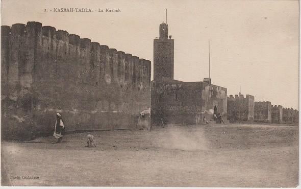 Marokko Tadla 1922 kashba, Verzamelen, Ansichtkaarten | Buitenland, Ophalen of Verzenden, 1920 tot 1940, Ongelopen, Frankrijk