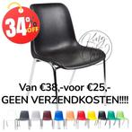 Kuipstoel Helene zwart kantinestoel stapelstoel zaalstoel, Everardo, Zwart, Info@everardo.nl, Ophalen of Verzenden