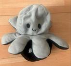 Omkeerbare Mood knuffel. Emotie knuffel Octopus Grijs-Zwart, Ophalen of Verzenden, Zo goed als nieuw, Overige typen