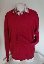 "JOHN CABOT" Rode pullover, V-hals. Mt. XL. Als nieuw!, Ophalen of Verzenden, Zo goed als nieuw, Maat 56/58 (XL), Rood