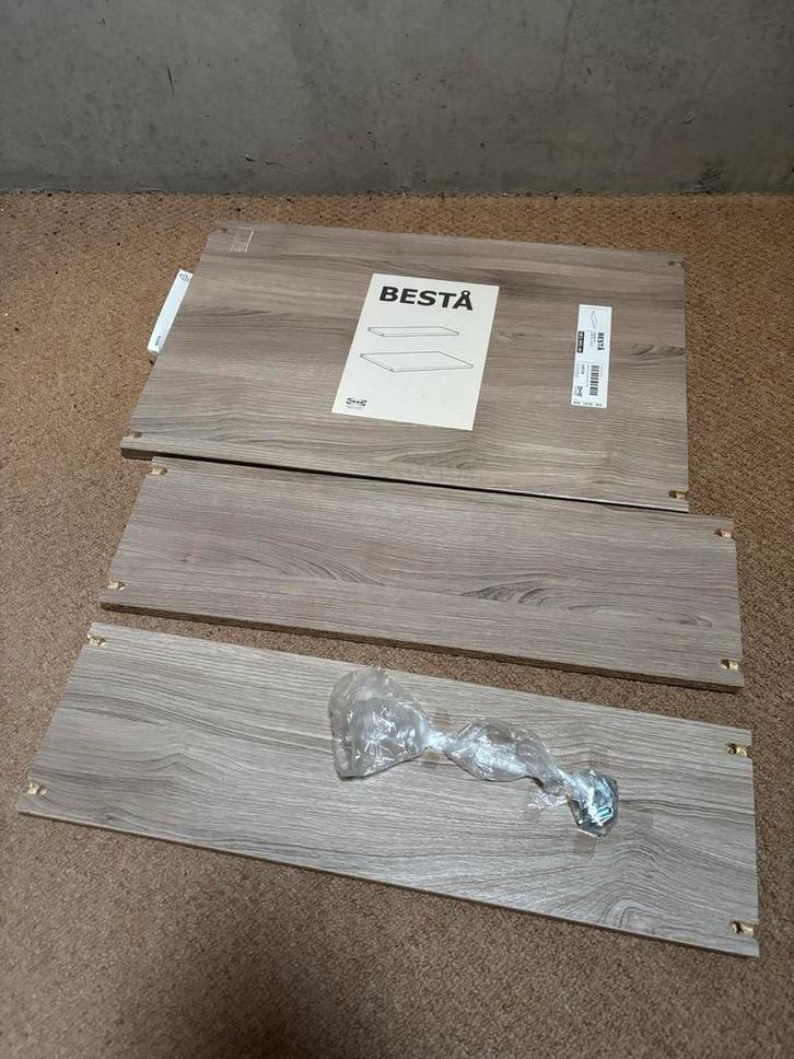 3 IKEA Besta Planken - Nieuw/Zo goed als nieuw, Huis en Inrichting, Kasten | Overige, Nieuw, Ophalen