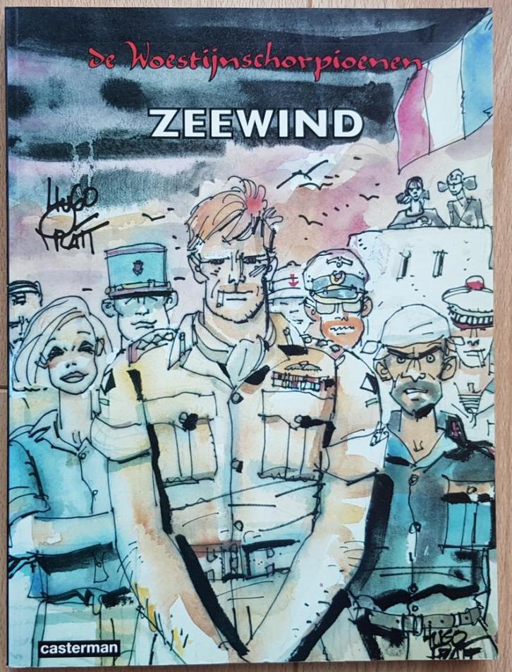 Woestijnschorpioenen- Zeewind (Hugo Pratt), Boeken, Stripboeken, Gelezen, Eén stripboek, Ophalen of Verzenden