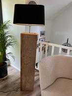 Vloerlamp steigerhout, Huis en Inrichting, Ophalen, Gebruikt, 100 tot 150 cm, Landelijk
