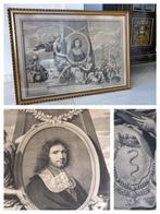Antieke gravure JEAN-BAPTISTE COLBERT / R. Nanteuil / 1650, Ophalen of Verzenden