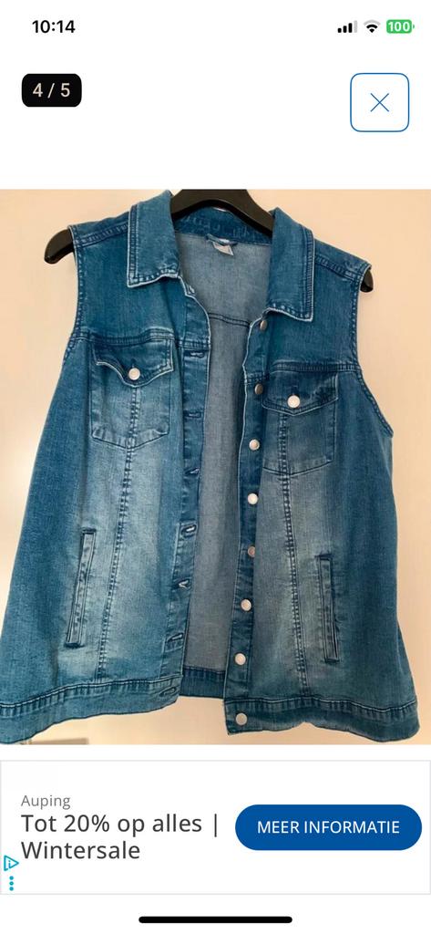 Spijker Gilet blauw, Ophalen, Zo goed als nieuw, Maat 46 (S) of kleiner, Blauw