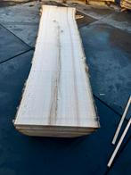 Mooie eiken boomstambladen 260x65x5 cm, Ophalen, Zo goed als nieuw, 250 cm of meer, Planken