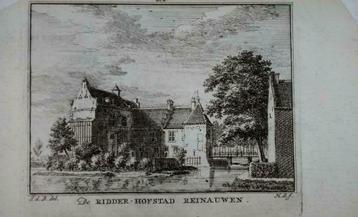 202 / Reinauwen de Ridderhofstad Kopergravure 18e Eeuw beschikbaar voor biedingen