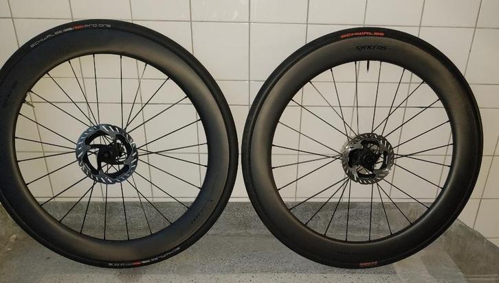Syncros capital aero 1.0 60 mm carbon wielset, Fietsen en Brommers, Fietsonderdelen, Zo goed als nieuw, Racefiets, Wiel, Ophalen of Verzenden