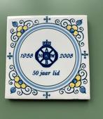ANWB jubileum tegeltjes 50 jaar lid 1960-2010 1958-2008, Antiek en Kunst, Ophalen of Verzenden