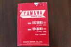 Yamaha DT250 MX DT400 MX 1977 motorcycle parts list, Ophalen of Verzenden, Yamaha