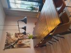 Prachtige eiken eettafel voor 6 - 10 pers., Huis en Inrichting, Tafels | Eettafels, Ophalen, Gebruikt, Eikenhout, 200 cm of meer