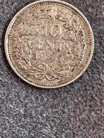 Zilveren dubbeltje uit 1941., Postzegels en Munten, Munten | Nederland, Zilver, Ophalen of Verzenden, 10 cent, Koningin Wilhelmina