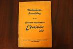 Zündapp Elastic 250cc 1954 bedienungs anleitung, Motoren, Ophalen of Verzenden, Overige merken