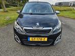 Peugeot 108 1.0 12V E-vti 51KW 5DR 2015 Zwart, Auto's, Voorwielaandrijving, 4 stoelen, Zwart, Origineel Nederlands