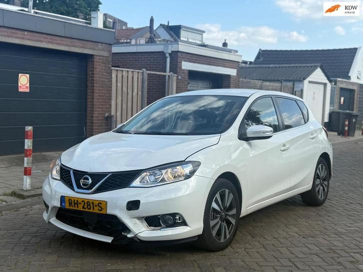 Nissan Pulsar 1.2 DIG-T N-Connecta NAP!, Auto diversen, Schadeauto's, Nissan, Handgeschakeld, Benzine, Hatchback, Wit