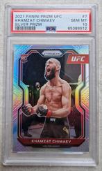 2021 UFC Khamzat Chimaev zilver 'true rookie card' PSA 10, Ophalen of Verzenden, Nieuw, Plaatje