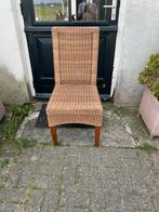 6 rieten eetkamerstoelen, Ophalen, Gebruikt, Bruin, Vijf, Zes of meer stoelen