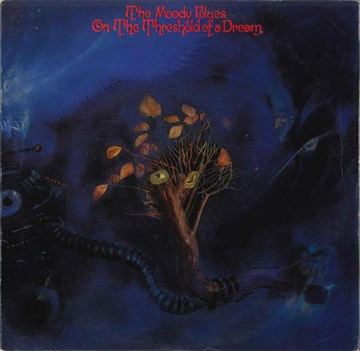 LP - The Moody Blues ‎– On The Threshold Of A Dream, Cd's en Dvd's, Vinyl | Rock, Gebruikt, Poprock, 12 inch, Ophalen of Verzenden