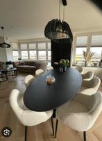 showroom eetkamertafel 280x110 eiken ovaal/spinpoot 8 pers, Huis en Inrichting, 100 tot 150 cm, Eikenhout, Ophalen of Verzenden