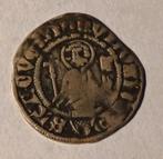 Trier 1 schilling 1376 - Kuno II von Falkenstein - Zilver, Ophalen of Verzenden, Duitsland, Zilver