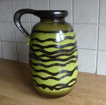 Scheurich 484-27 vintage vaas groen zwart West-Germany beschikbaar voor biedingen