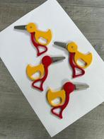 4 x Vintage jaren 70 / 80 kleuter schaar schaartje eend Duck, Ophalen of Verzenden, Zo goed als nieuw