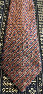 Van Ommeren scheepvaart stropdas rood-goud design, Verzamelen, Scheepvaart, Ophalen of Verzenden, Nieuw