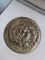 Bronzen plaquette, Antiek en Kunst, Ophalen of Verzenden, Brons