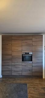 Complete inbouwkeuken inclusief apparatuur, zelf demonteren, Huis en Inrichting, Ophalen, Gebruikt, Bruin, Overige typen