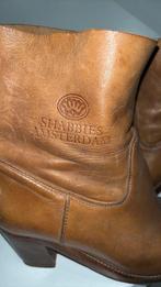 Shabbies Amsterdam enkellaarzen mt 38, Ophalen of Verzenden, Zo goed als nieuw, Schoenen met hoge hakken, Bruin