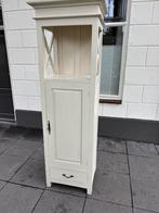 Mooie landelijk massief teak houten boekenkast 50x65x195 cm, Huis en Inrichting, Kasten | Boekenkasten, Ophalen, Met deur(en)