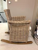 Rieten schommelstoel als nieuw!, Huis en Inrichting, Ophalen, Zo goed als nieuw, 75 tot 100 cm, 50 tot 75 cm