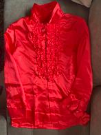 Rode Disco Blouse Maat L, Ophalen of Verzenden, Zo goed als nieuw, Carnaval