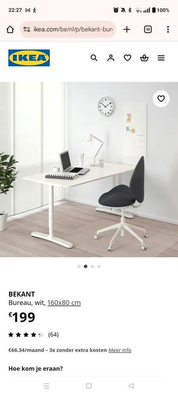 Ikea Bekant bureau - afbeelding 3