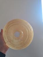 Lampenkap art deco 2x, Ophalen, Zo goed als nieuw, Rond, Glas