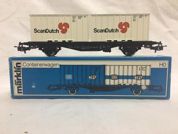 Märklin 4770, Scandutch containerwagen. beschikbaar voor biedingen