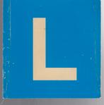 L - bordje lesbus, Ophalen of Verzenden, Gebruikt, Bus of Metro, Overige typen