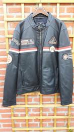 * Zwarte Leren Bikerjack / Bikerjas * Mt. 48 / S * Nieuw *, Maat 48/50 (M), Zwart, Nieuw, Ophalen of Verzenden