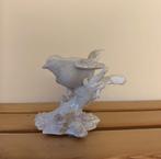 beeldje vogeltje op tak, ster van stof geborduurd met kralen, Ophalen of Verzenden, Zo goed als nieuw, Dier