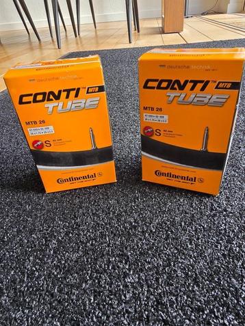 Twee binnenband vouwfiets Continental Conti Tube MTB 26 beschikbaar voor biedingen