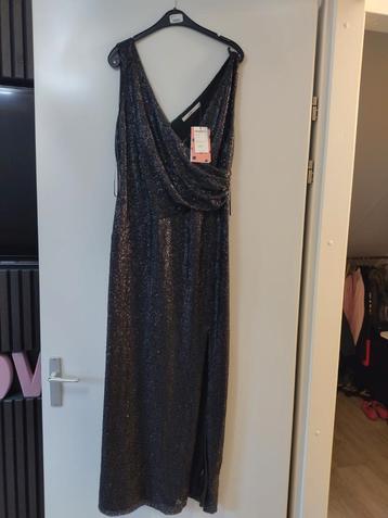 Steps Gala Jurk Pailletten Zwart Maat 44 nieuw Kerst beschikbaar voor biedingen
