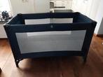 Campingbedje donkerblauw, Ophalen of Verzenden, Gebruikt, Minder dan 140 cm, Minder dan 70 cm