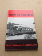 Boekje: Trams en tramlijnen -  museumtrams., Ophalen, Gelezen