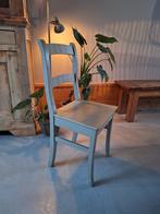 stoel, Huis en Inrichting, Stoelen, Ophalen of Verzenden, Blauw, Hout, Vijf, Zes of meer stoelen